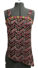 Tank Top with Diagonal Hem